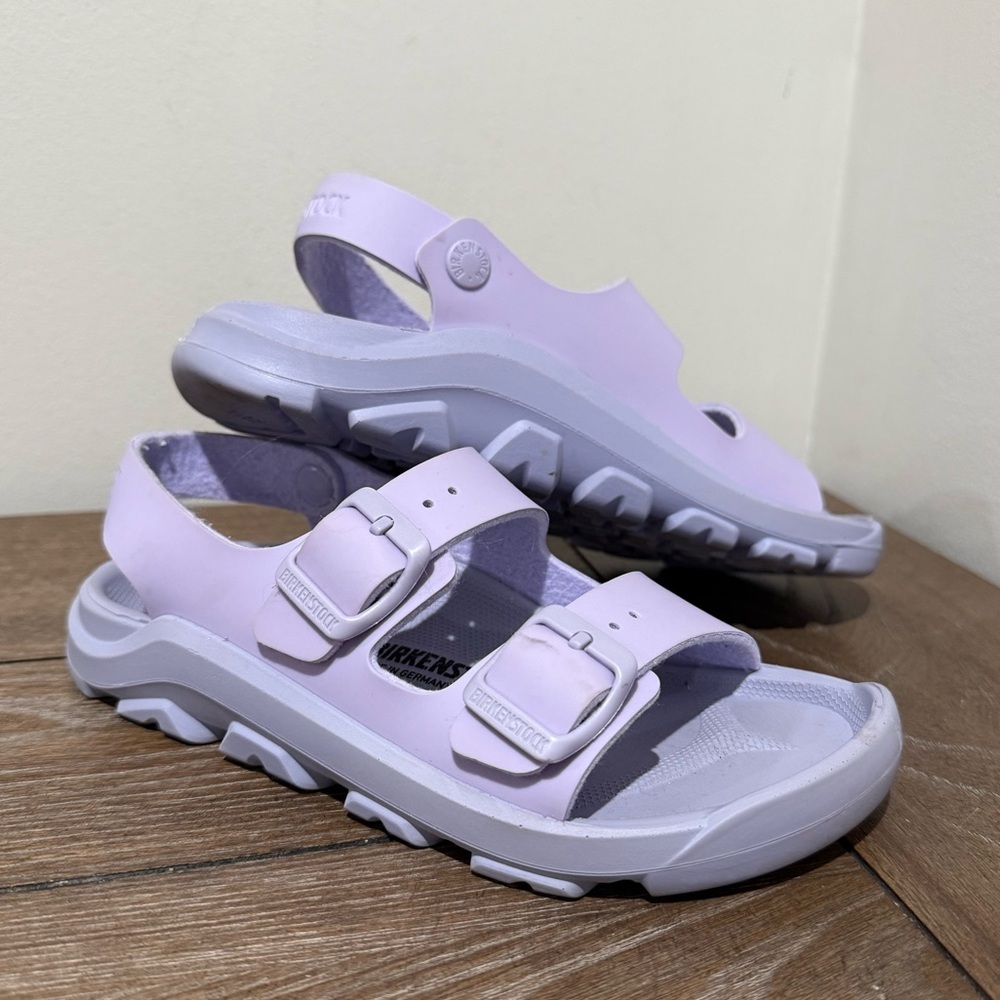Birkenstock Mogami Kids Sandals Lavender Adjustable Straps Size EU 32 / US 1-1.5